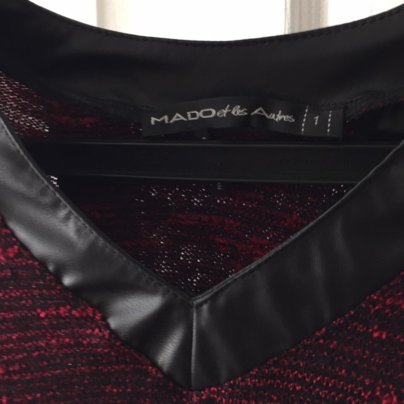 🍀Mix media asymmetrical sweater - Picture 3 of 6